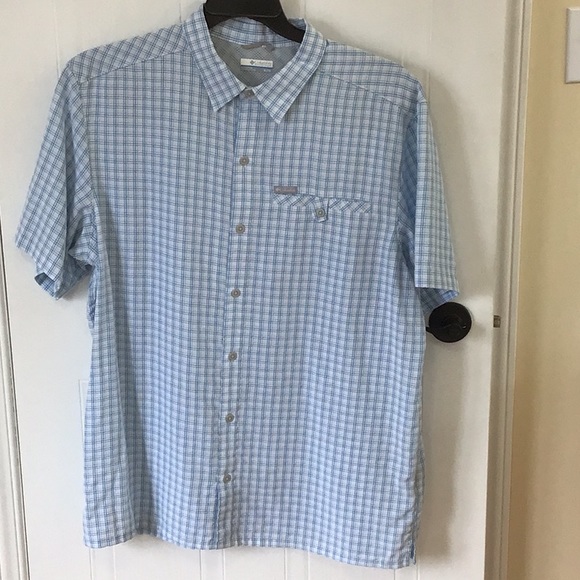 Columbia button down plaid shirt - Picture 1 of 5